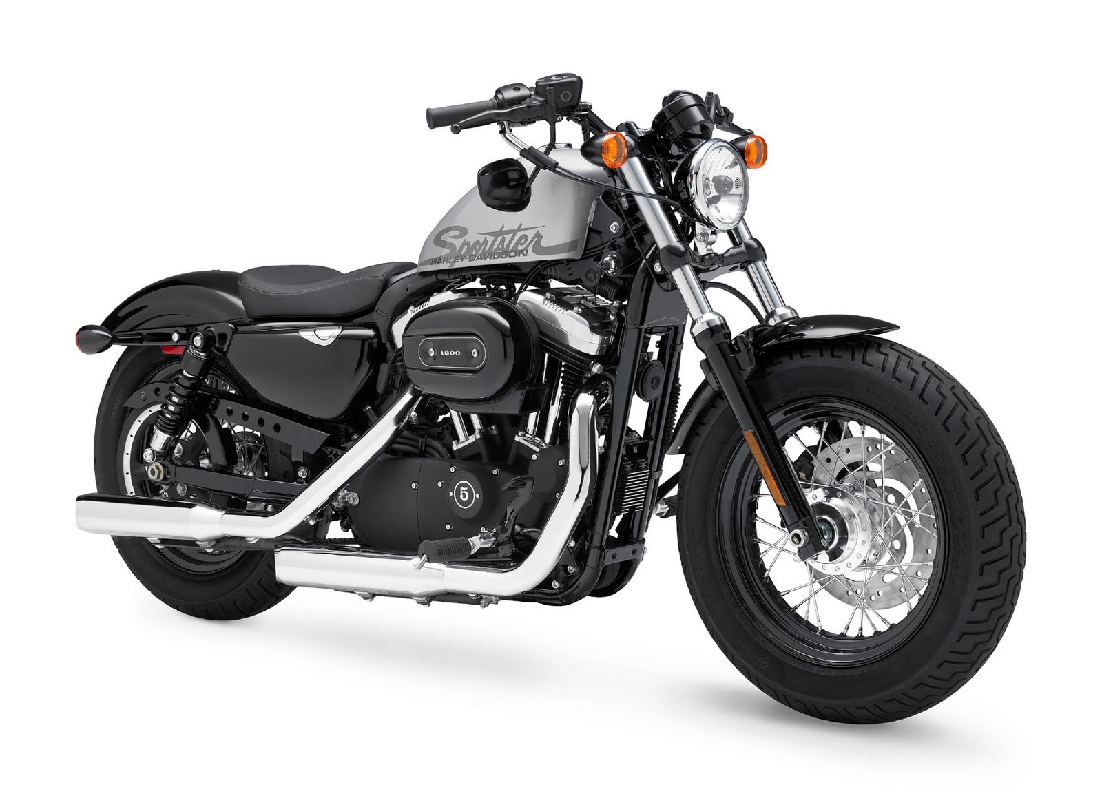 BLACK MOTORCYCLE SIDE MIRRORS FOR HARLEY DAVIDSON XL SPORTSTER 883 1200 CUSTOM 